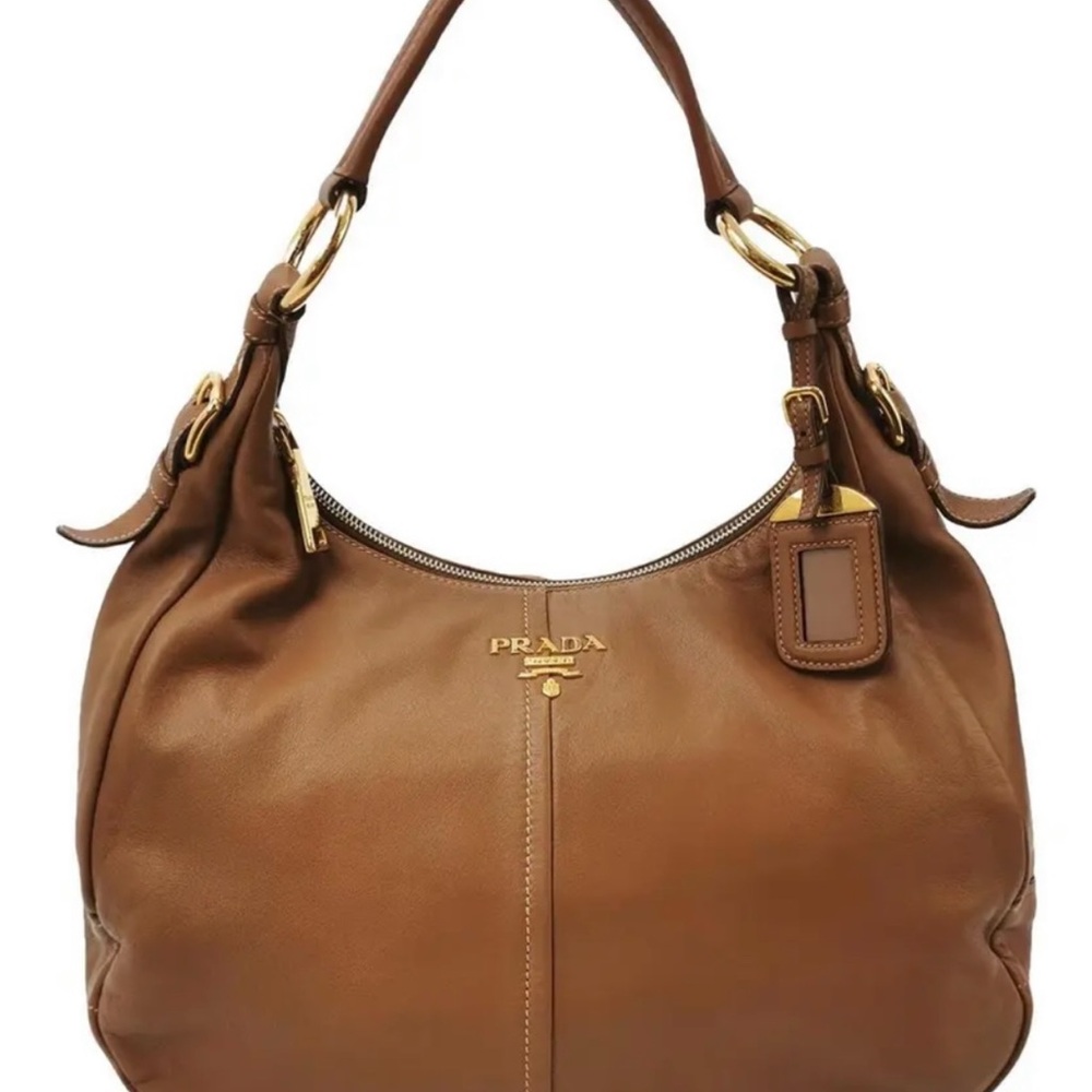 Prada Leather Hobo Bag